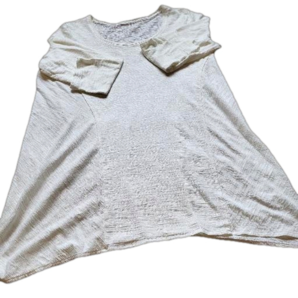 Pure jill swing tunic great for layering  cream Color size Xtra-Small - Picture 5 of 12